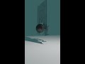 Making a smashing the glass in 3 mins #smashing #blender3d #blendercommunity #viral #asmr