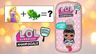 2D Paper Hair Goals #HairGoals Makeover Series Custom LOL Surprise Dolls #21