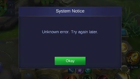 Mobile Legends Script Skin Hack Error Fix