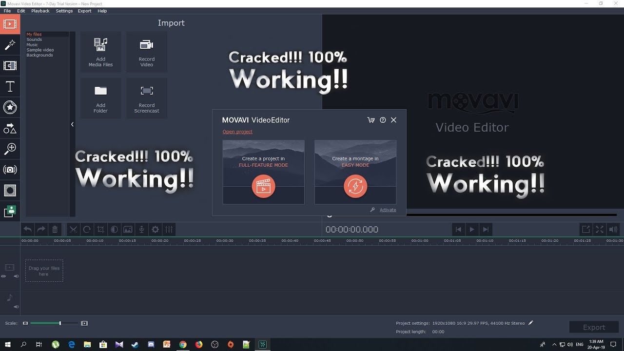 movavi video editor 14 free download full version