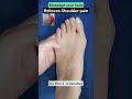 Massage Your Toes Relieves Shoulder Pain #youtubeshorts #ytshorts #shortvideo #shorts #yoga