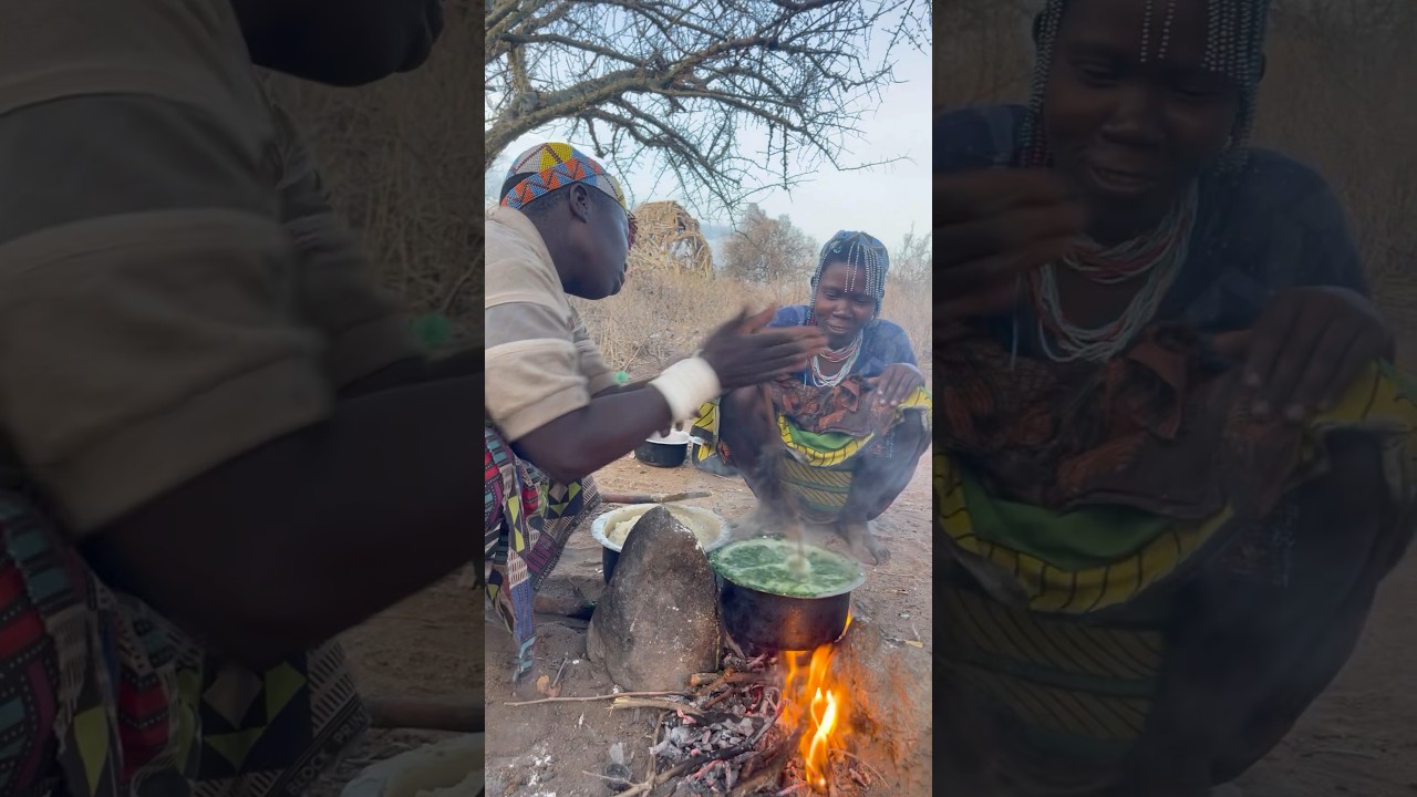 No gas - cooking green soup MLENDA