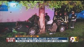 14 year old girl killed in crash