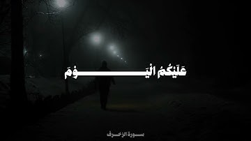 يَا عِبَادِ لَا خَوْفٌ عَلَيْكُمُ الْيَوْمَ وَلَا أَنتُمْ تَحْزَنُون - الشيخ المنشاوي | سورة الزخرف