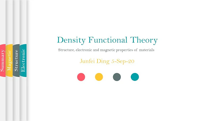 01 為什麼我們需要密度泛函理論why we need DFT - 天天要聞