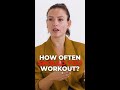 How Much Should You Workout? #shorts #youtubeshorts