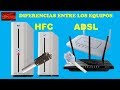 DIFERENCIAS ENTRE LOS EQUIPOS HFC Y ADSL