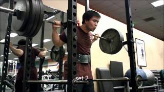 385 3x3 Squat