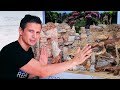 BUILD A CONTEST AQUASCAPE - THE HARDSCAPE & GLUING ROCKS TOGETHER