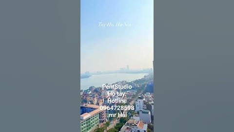 Chung cư Pentstudio Hồ tây. Hotline 0964728598. mr Hải