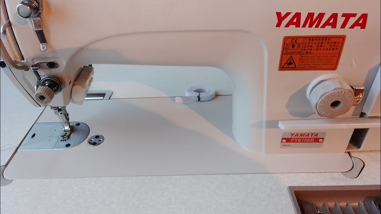 Знакомство с промышленной швейной машиной Yamata.