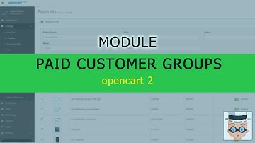Paid Customer Groups extension for Opencart 2