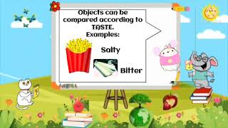 Classifying and Categorizing Objects according to size,shape,color,texture,smell,etc.
