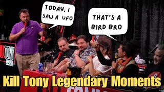 Kill Tony Legendary Moments July 2024 - Man Brings Alleged UFO Footage Fearless Trans Comedian
