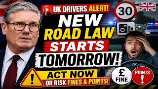UK Drivers ALERT! New Road Law Changes Start TOMORROW – Act Now or Risk Fines &amp; Points