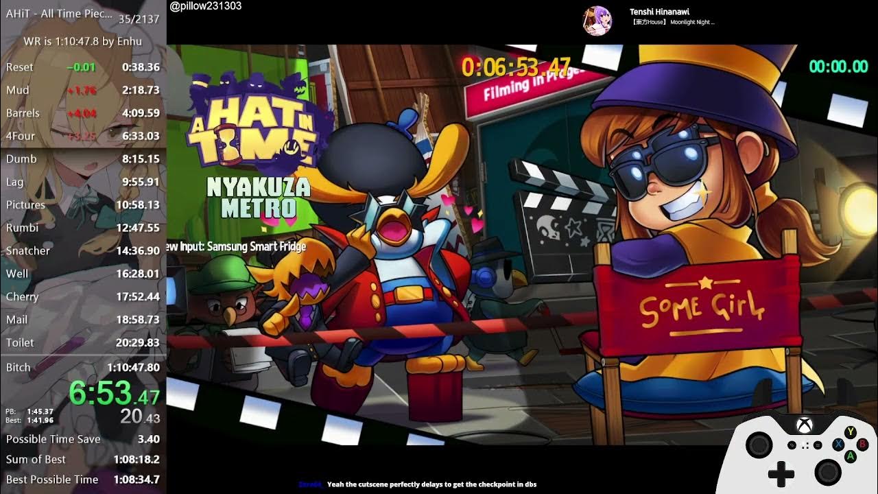 A Hat in Time All Time Pieces Base Levels Lag Abuse in 11045.09