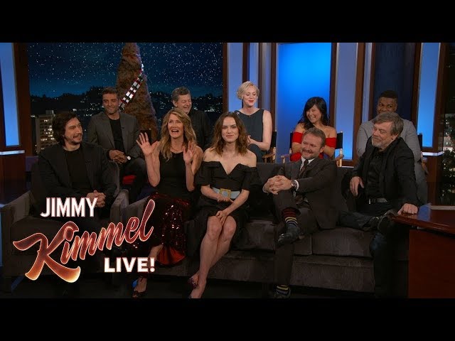 Джимми Киммел съёмочная группа Звёздные войны: Последние джедаи
