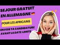 Ce programme te donne un sjour financ visa dun an pour immigrer en allemagne si tu es africain