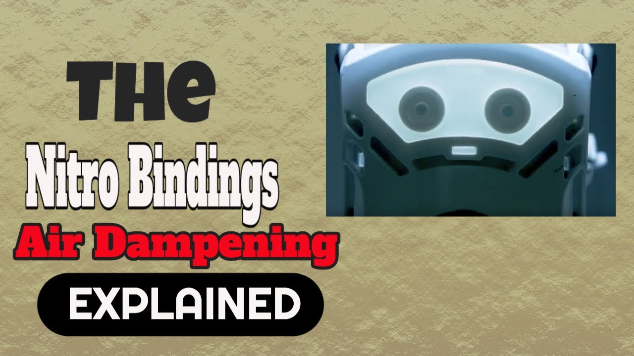 The Nitro Snowboard Binding Air Dampening System: Explained