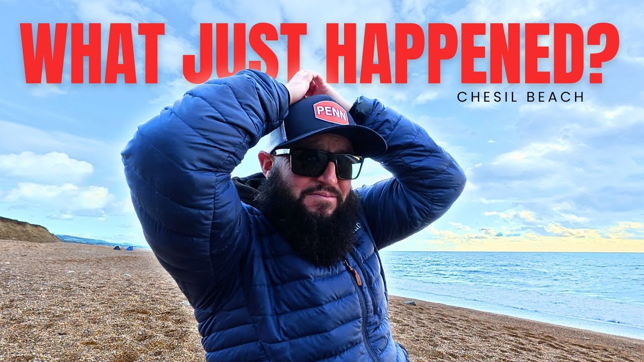 Что только что произошло? Рыбалка на пляже Чесил.