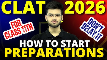 How to start CLAT 2026 Preparation | Prepare for CLAT from class 11th | Abhyuday Pandey