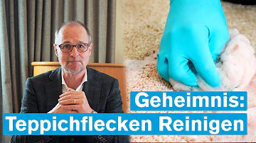 Wie lassen sich Flecken aus dem Teppich entfernen?