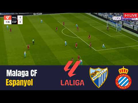 Malaga VS Espanyol Laliga Match Highlights