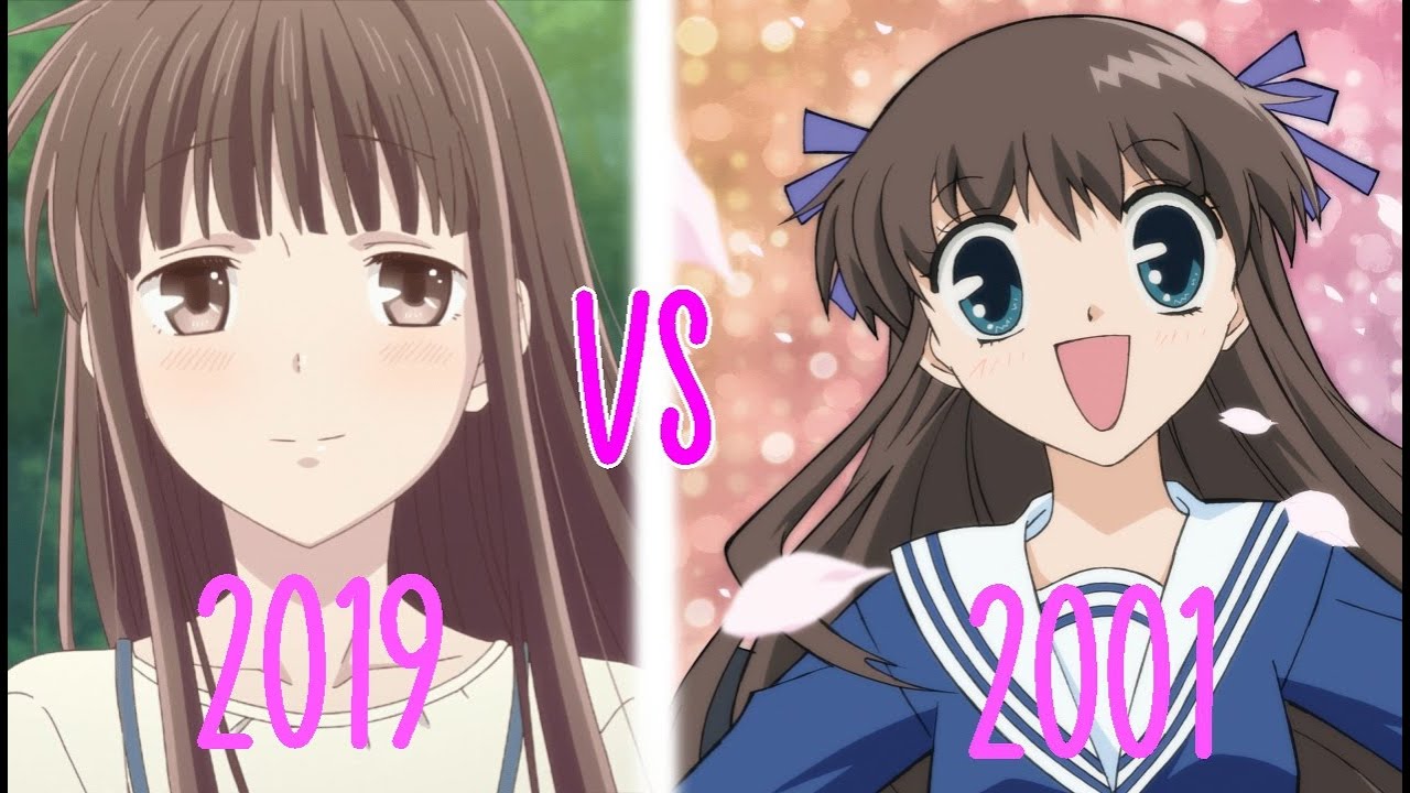 Fruits Basket 2001 vs 2019 