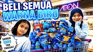 DINDA & KASIH BELI MAKANAN SEMUA BIRU