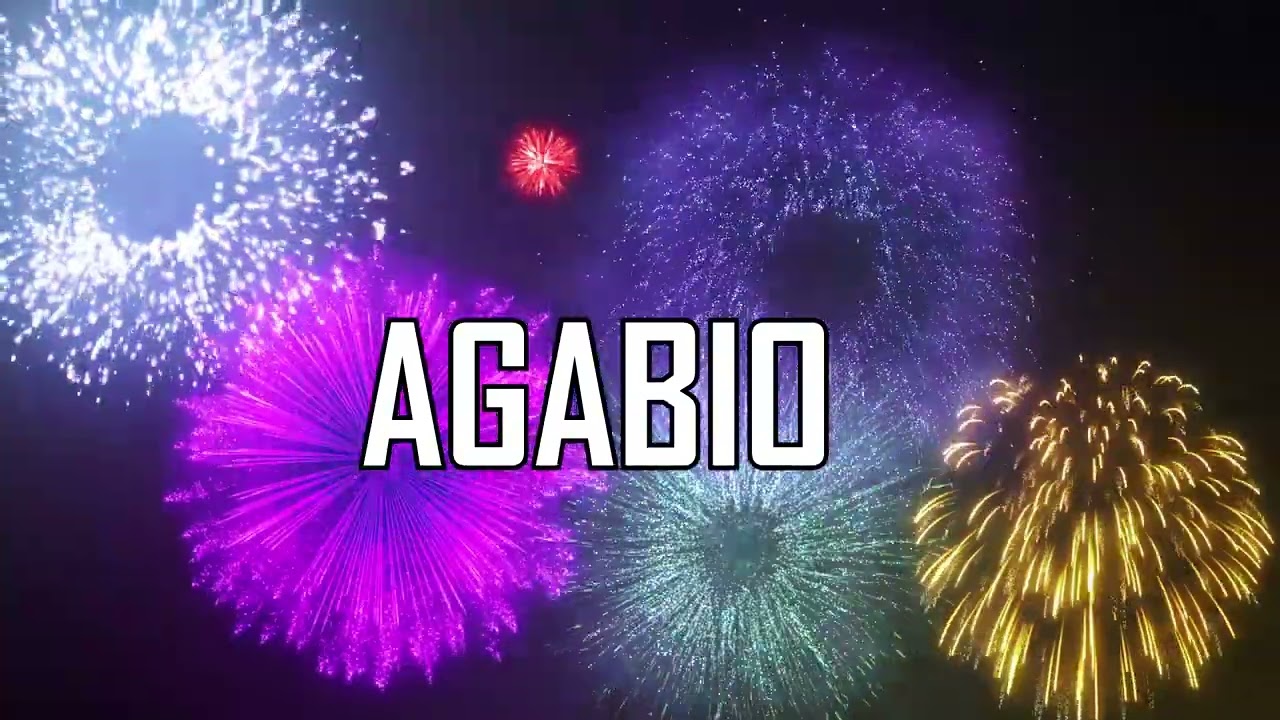 HAPPY BIRTHDAY AGABIO !