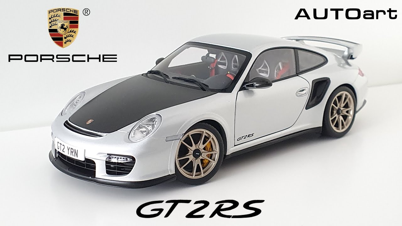 AUTOart 1/18 ポルシェ 911 (997) GT2 RS シルバー REVIEW: AUTOart 1:18 Porsche 911 997.2 GT2 RS - GT Silver