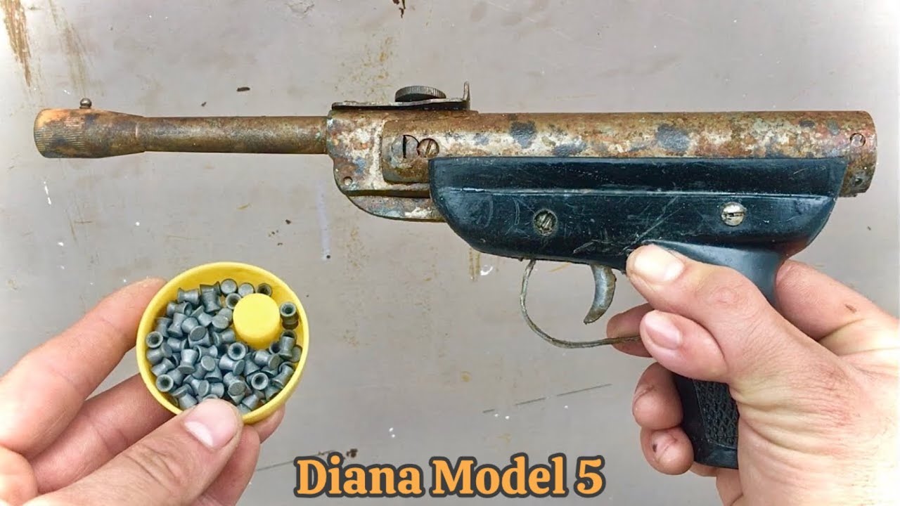 Diana Model 5 Air Pistol Restoration/ Gun restoration