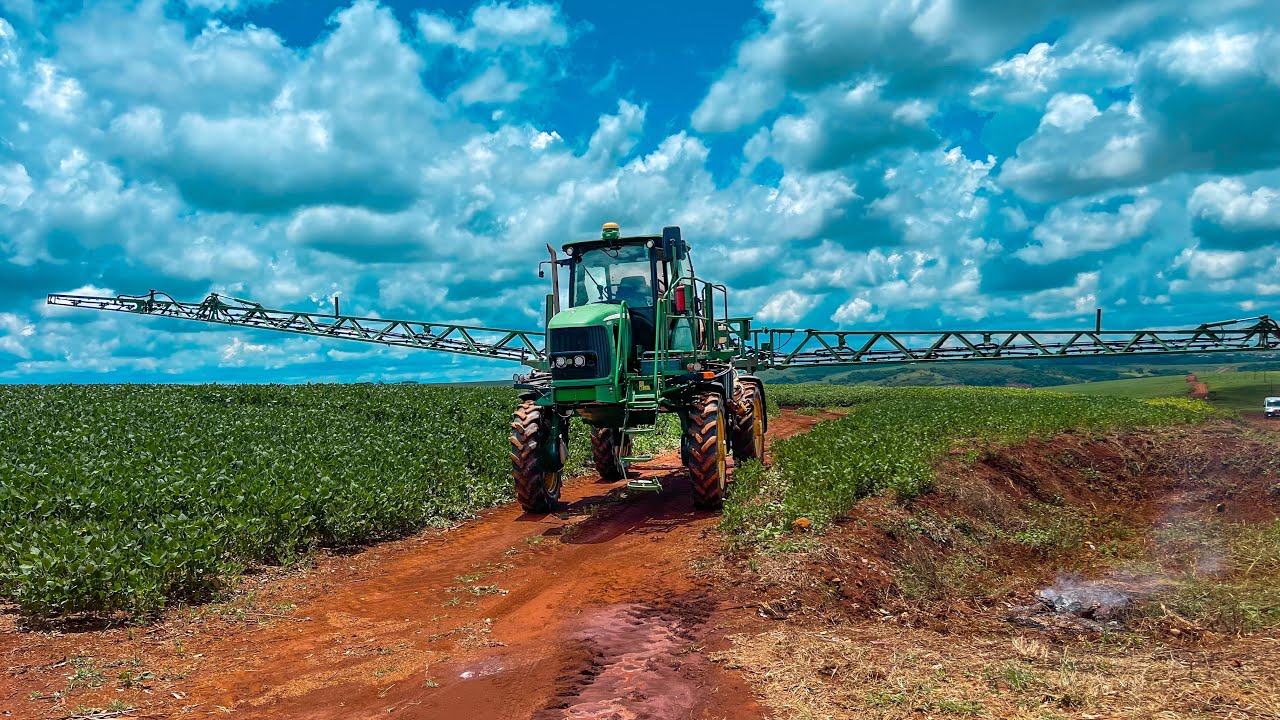 TERMINAMOS A PULVERIZAÇÃO COM O PULVERIZADOR 4630