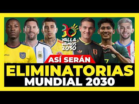 This Is How the CONMEBOL Qualifiers for the 2030 World Cup Will Look 🇪🇨🇦🇷🇨🇴🇧🇷🇺🇾🇵🇾🇧🇴🇻🇪🇵🇪🇨🇱🏆