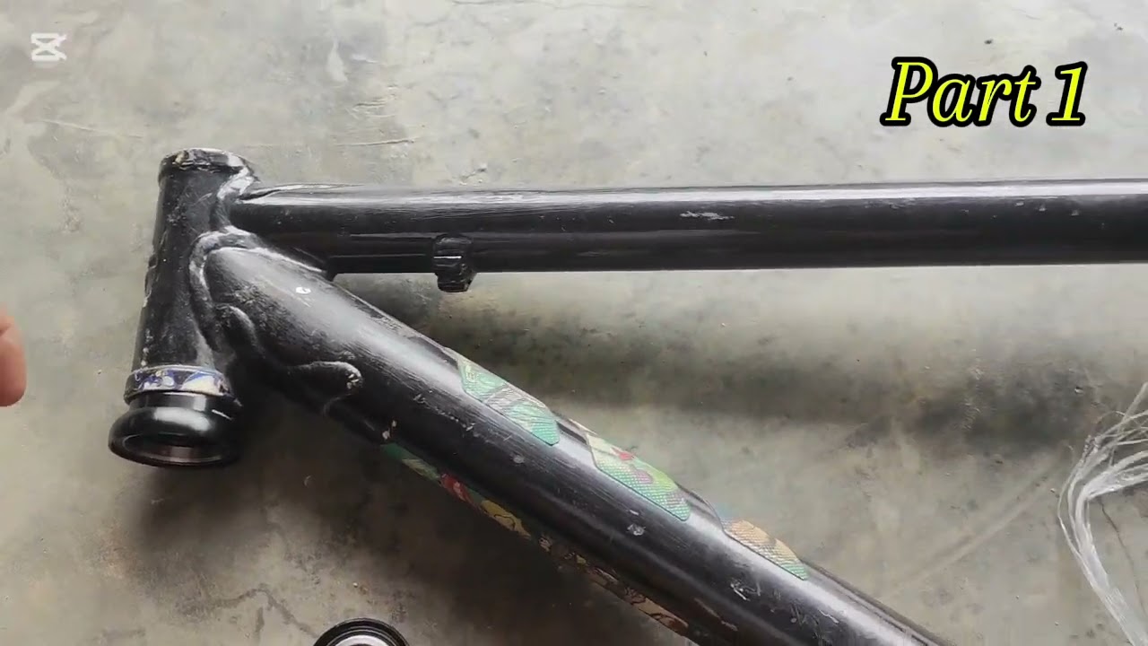 Custom paint bike frame 