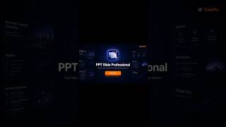 Introducing PPT Slide Professional on Capafy. #ai #aiskills #aiagent #capafy #technology