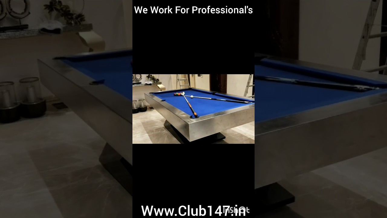 Stainless Steel Pool Table 