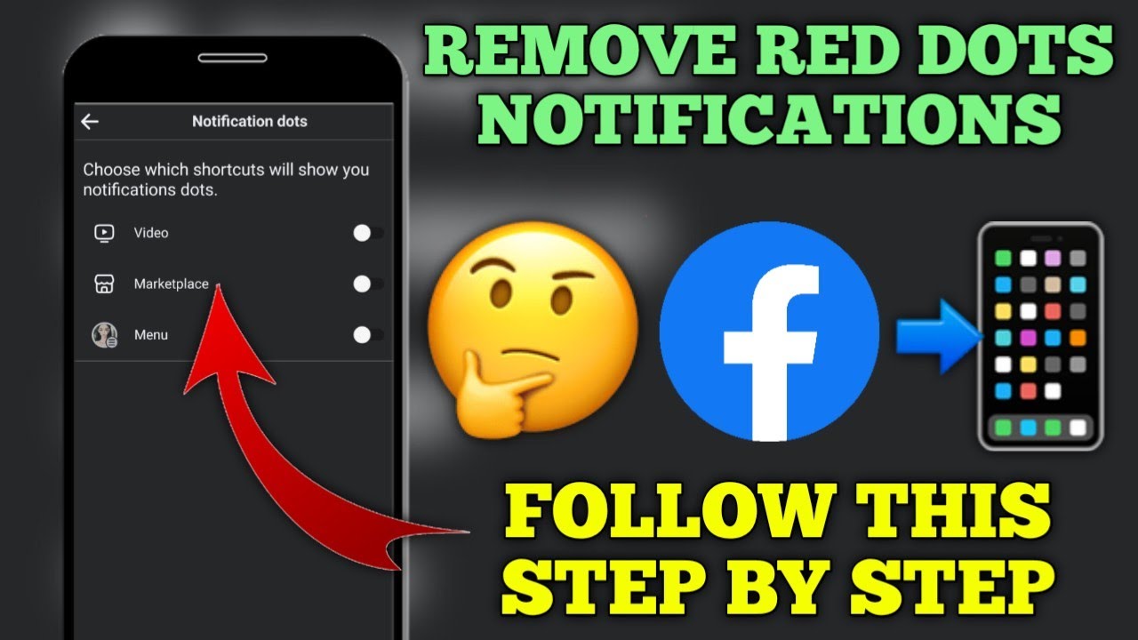 How to Disable Notification Dots on Facebook - YouTube