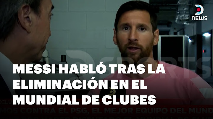 Messi habló sobre el PSG y el Mundial de Clubes | Exclusivo DSports | DNews