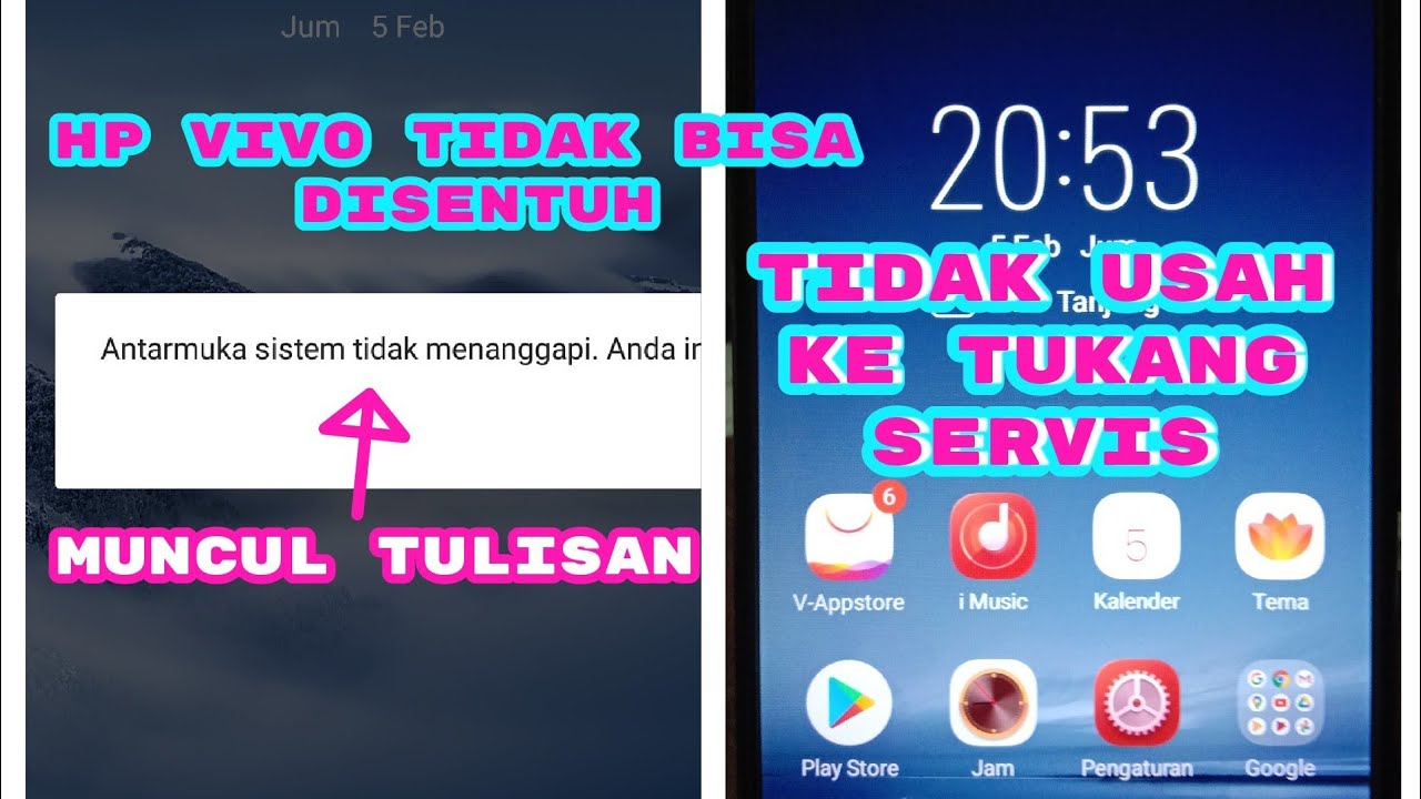 CARA MEMPERBAIKI HP VIVO YANG TIDAK BISA DISENTUH DENGAN MUDAH 