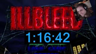 Illbleed Any% Speedrun World Record in 1:16:42