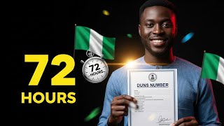 Duns Number In Nigeria How I Got Mine In 72 Hours