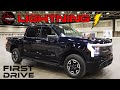 FIRST DRIVE  In The 2022 Ford Lightning XLT // Indoor Test Track + Detailed Review