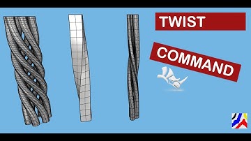 Rhino 3d: Using the Twist Command