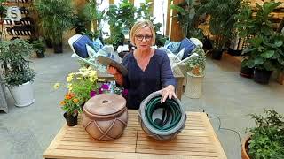 Barbara King Vintage Garden 14" x 10" Planter and Hose Bowl on QVC