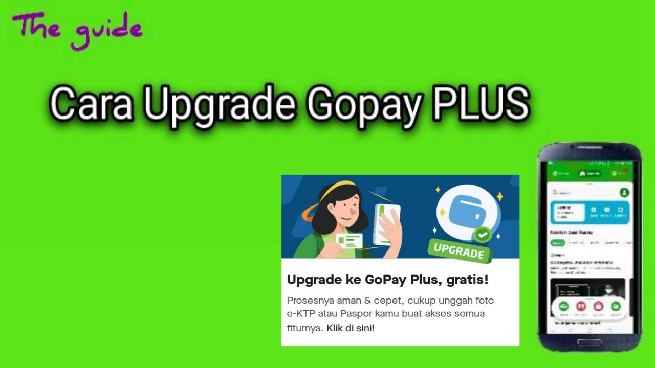 Cara Upgrade Gopay Plus Gratis 