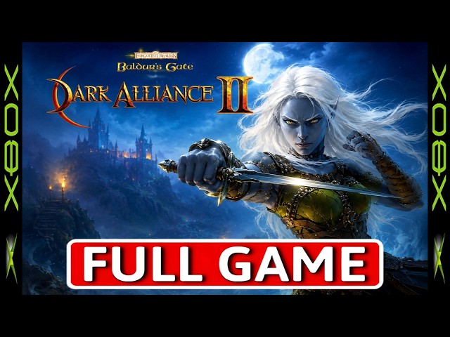 Baldur's Gate Dark Alliance II - FULL GAME Walkthrough Longplay