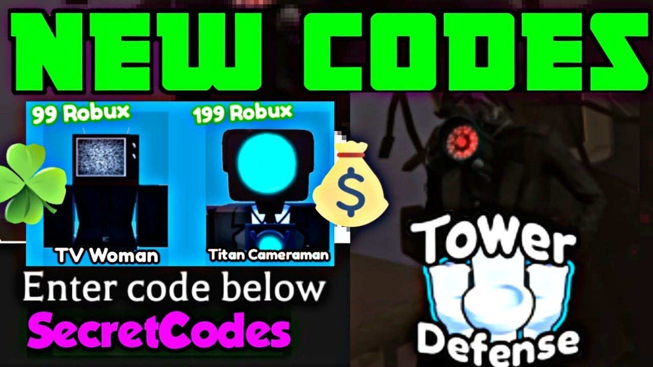 Roblox Toilet Tower Defense codes for free Coins & Luck Boosts in August  2023 : r/CharlieINTEL