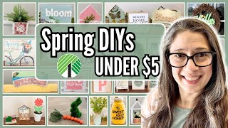 Spring DIYs Under $5 | Dollar Tree Farmhouse DIY | Spring Crafts
