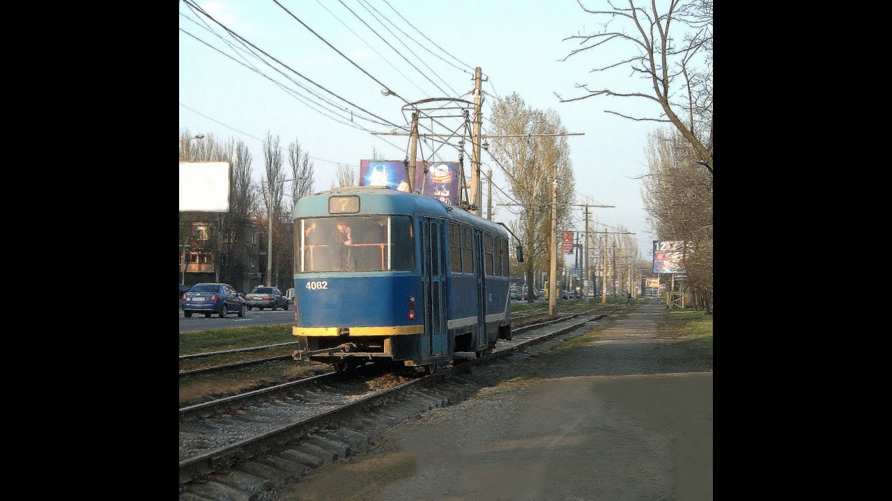 Odessa Tram - Route No. 7 riding in April